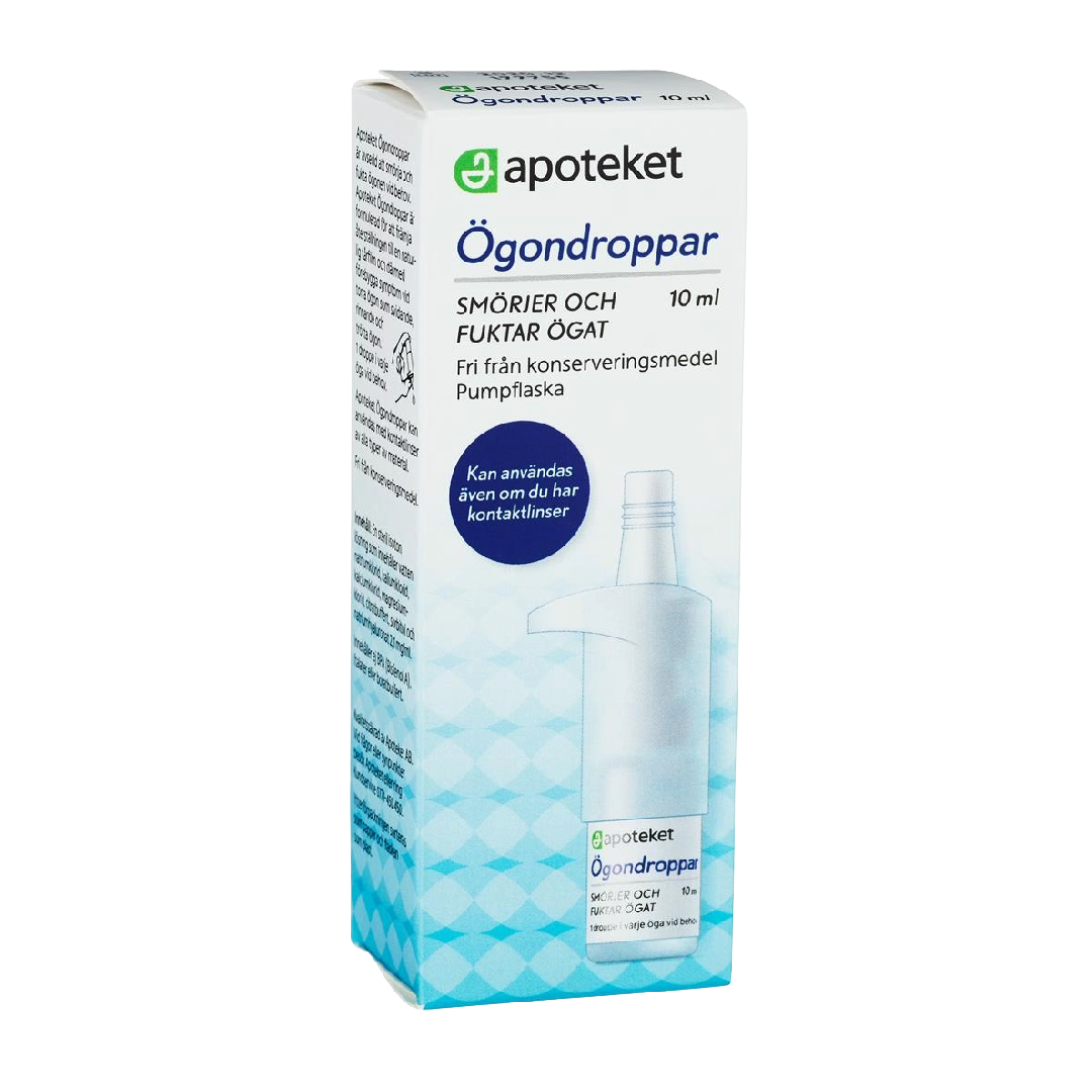 Apotekets ögondroppar pumpflaska